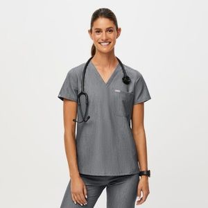 Figs Set: Catarina One Pocket Top & High-Waited Zamora Joggers (Top:S Pants:XS)